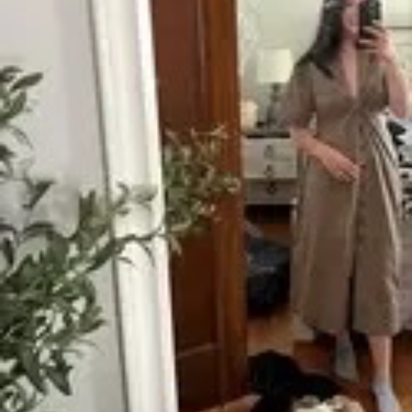 ALC Rent the Runway Georgia green shirtdress sz 2 $450 - Picture 11 of 13